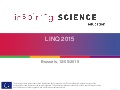 Inspiring Sciende Education - LINQ 2015 - Linq Conference 2015 - Mathy Vanbuel