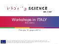 ISE Country workshop - Italy